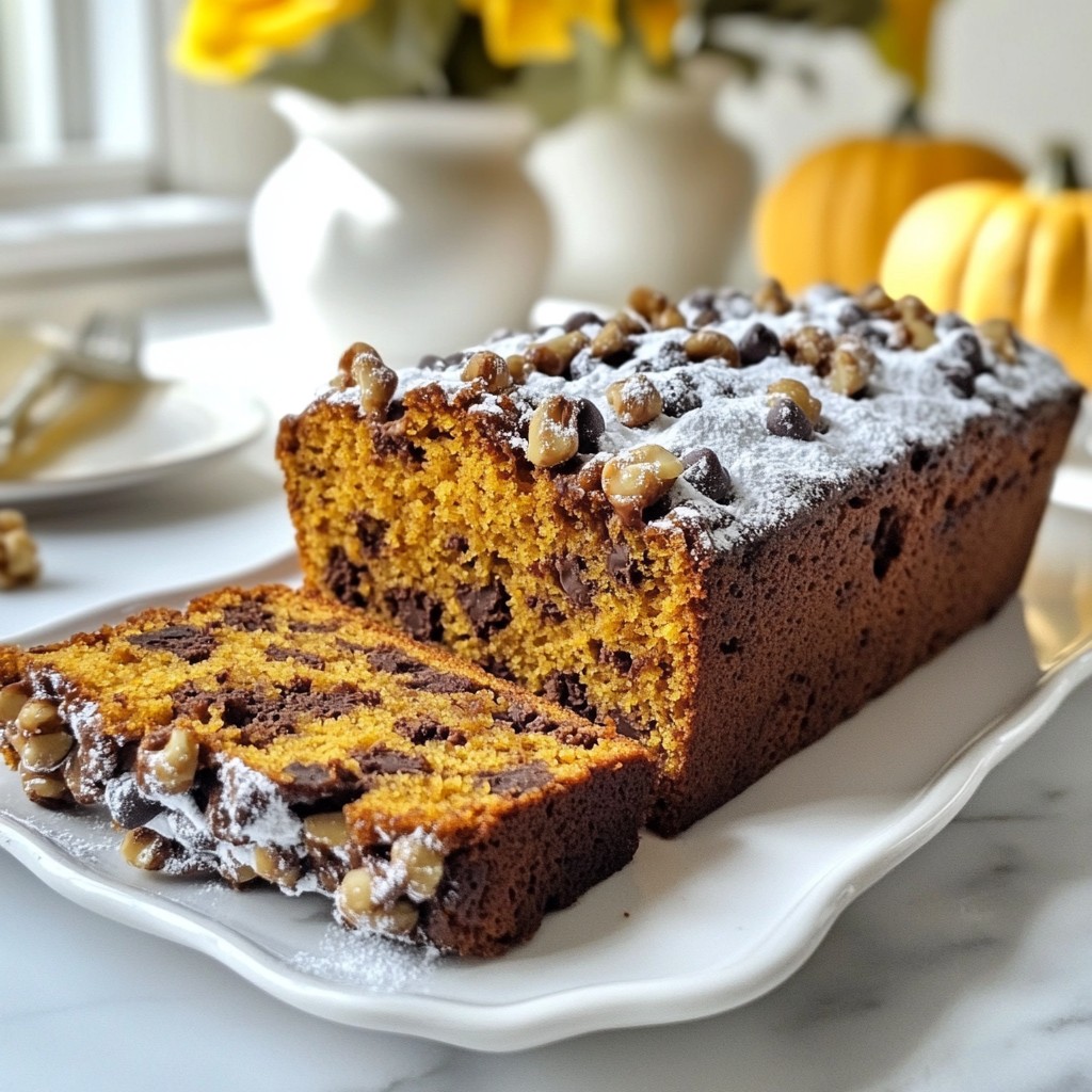 Chocolate Chip Pumpkin Bread Irresistible and Easy