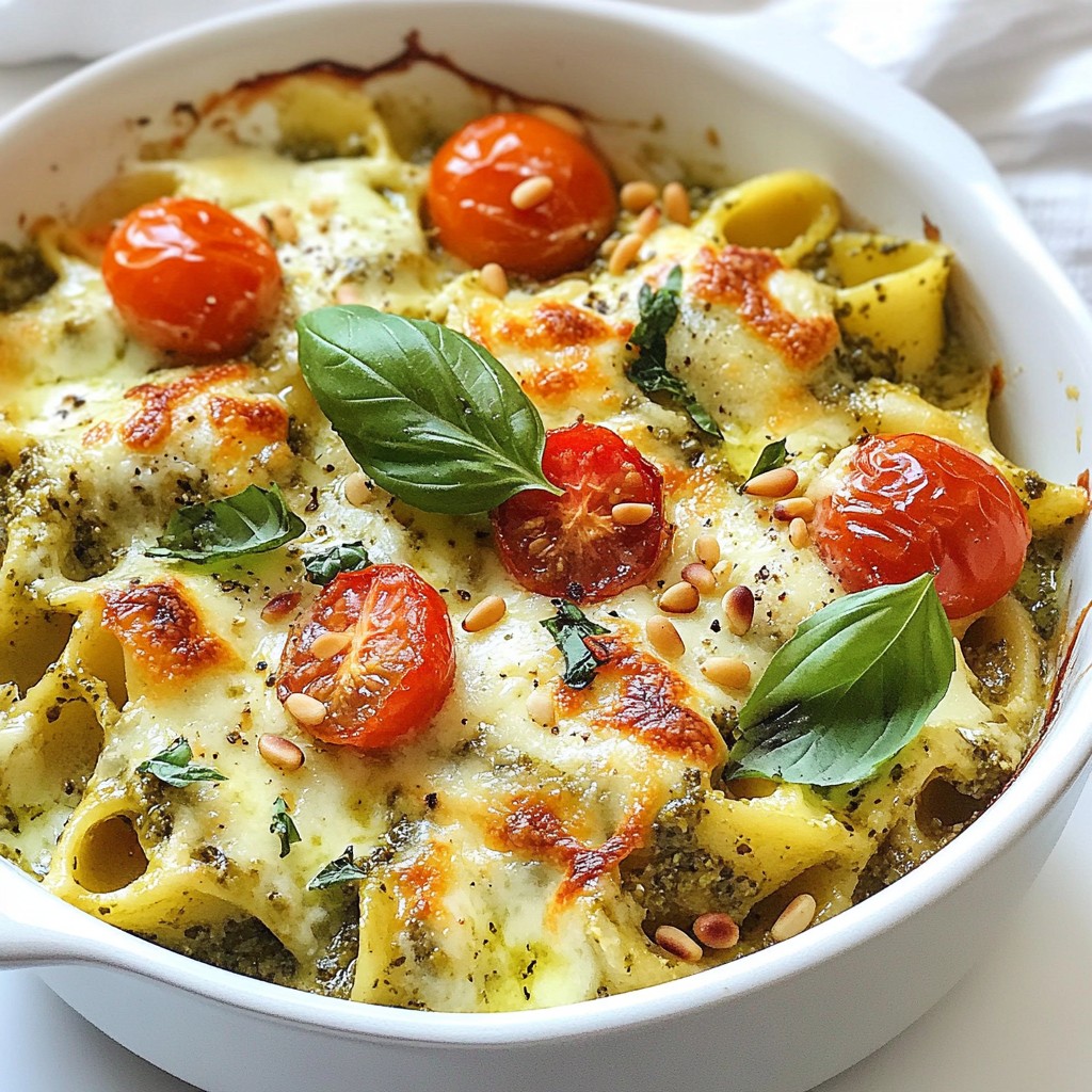 Creamy Pesto Pasta Bake Irresistible Comfort Dish