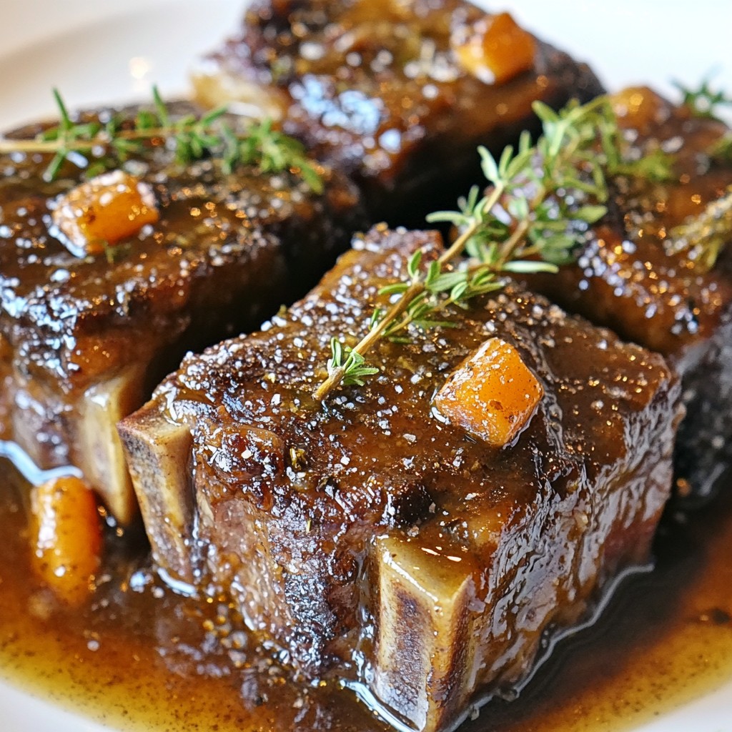 Apple Cider Braised Short Ribs Savory Comfort Dish