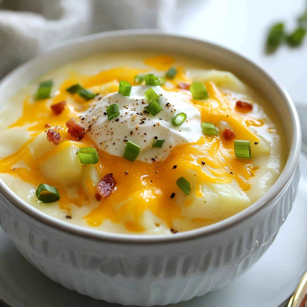Loaded Baked Potato Soup Creamy and Cozy Delight
