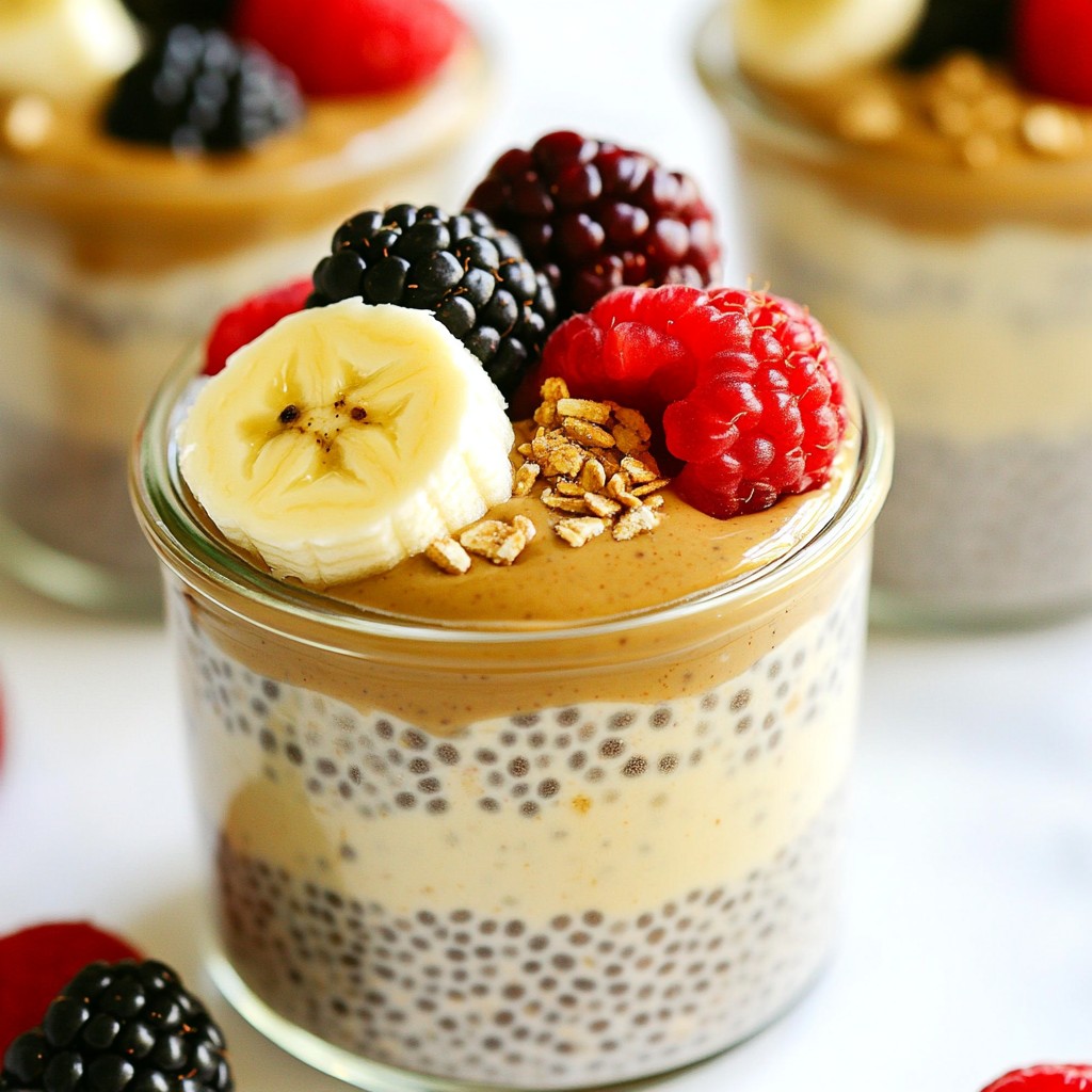 Wholesome High-Protein Almond Butter Chia Seed Pudding