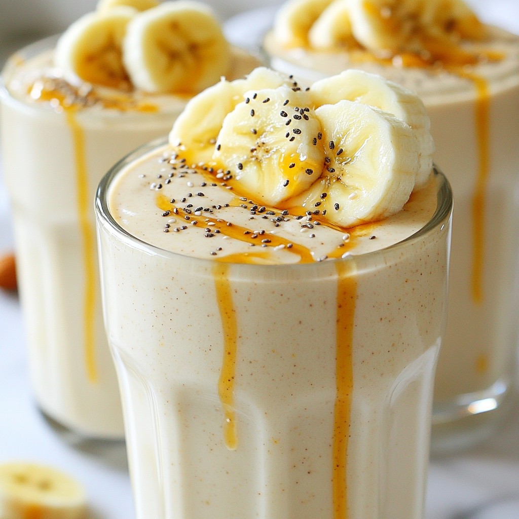 Satisfying High-Protein Peanut Butter Banana Smoothie