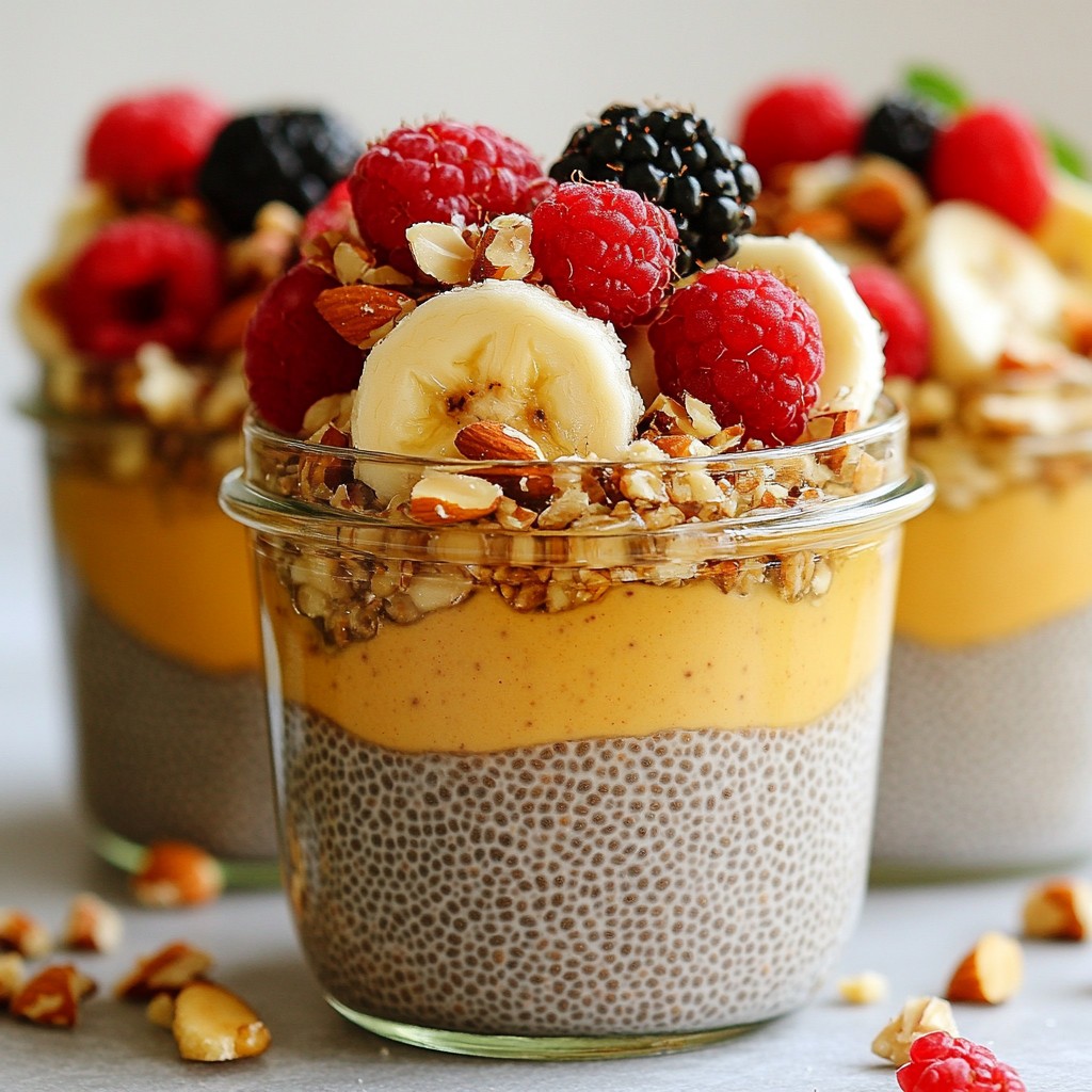 Wholesome High-Protein Almond Butter Chia Seed Pudding