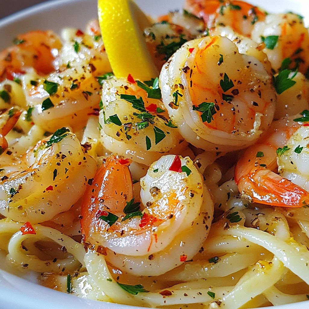 Minute Garlic Shrimp Scampi Quick and Easy Recipe