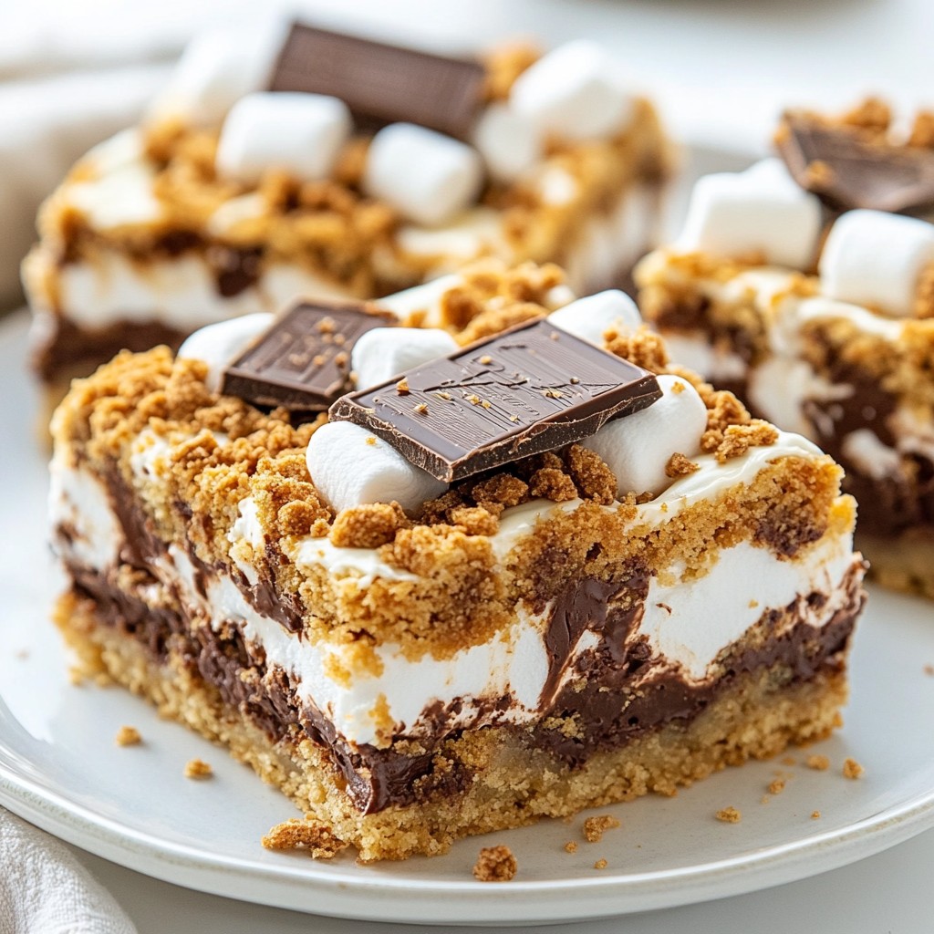S’mores Cookie Bars Scrumptious and Easy Treat