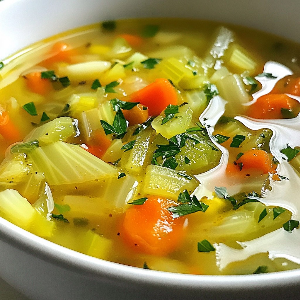 Cabbage Fat Burning Soup Easy Healthy Meal Plan