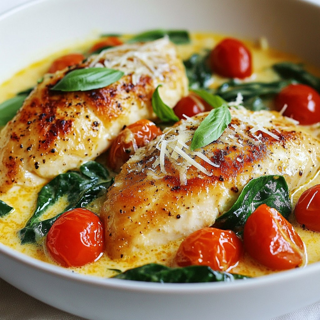 One Pot Creamy Tuscan Chicken Flavors Together Fast