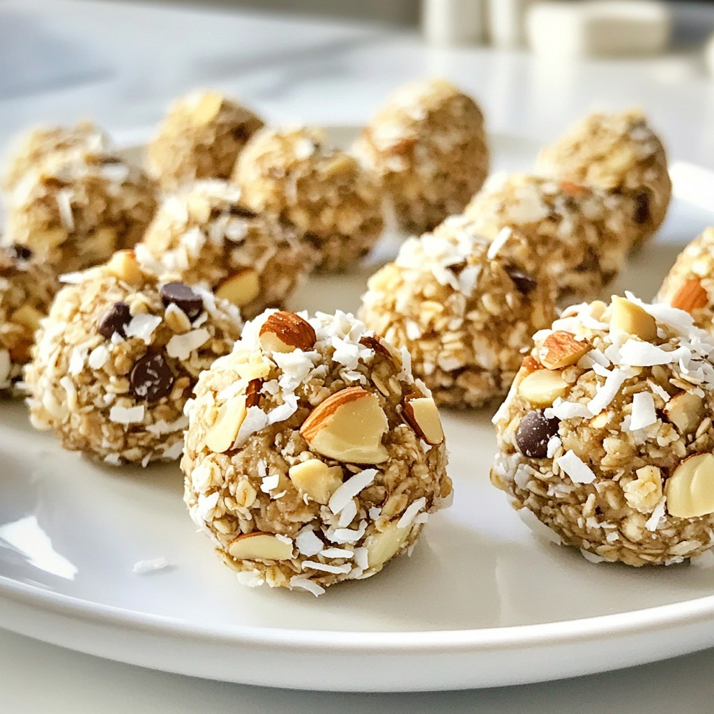 Chewy High-Protein Coconut Almond Energy Bites Recipe