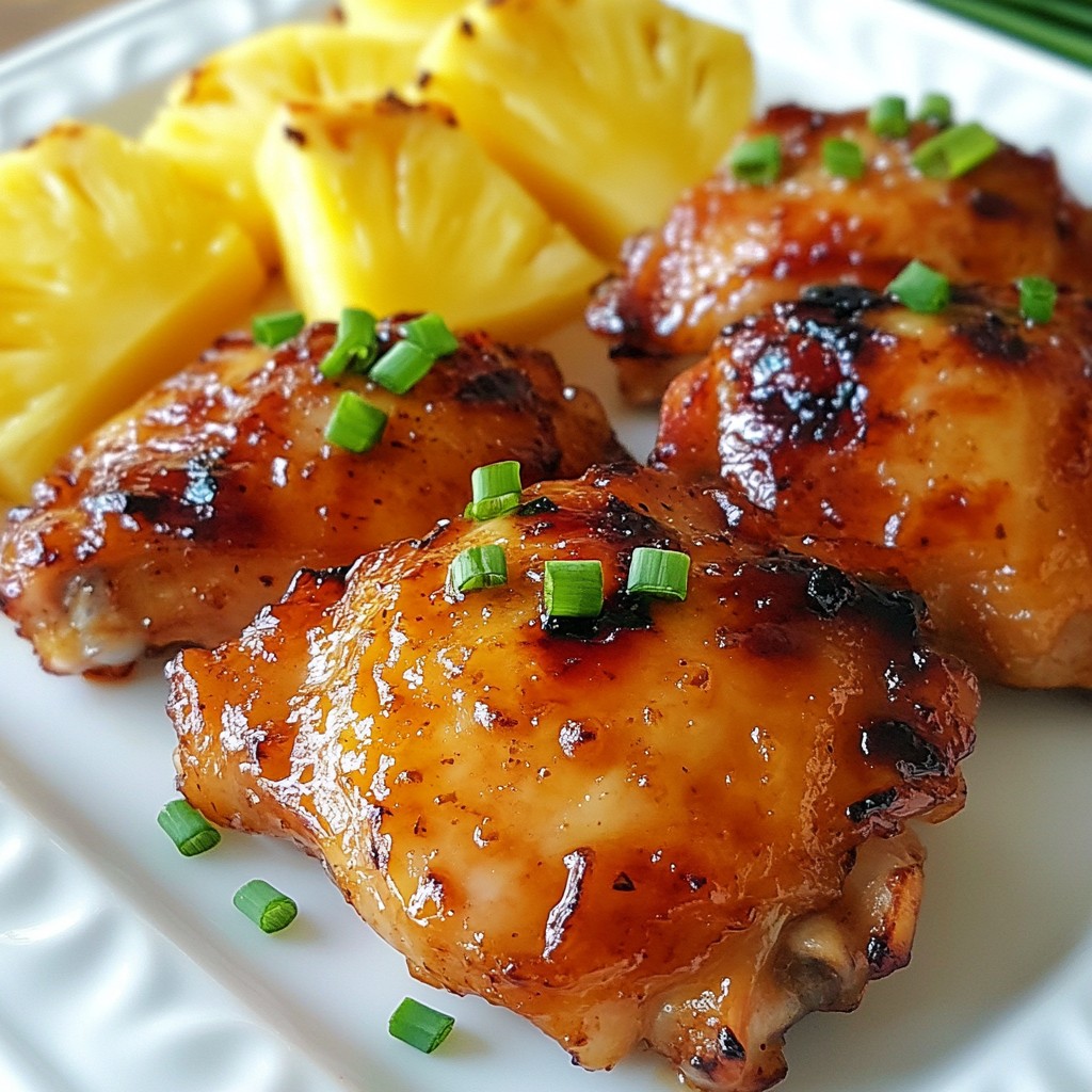 Hawaiian Huli Huli Chicken Grilled to Perfection
