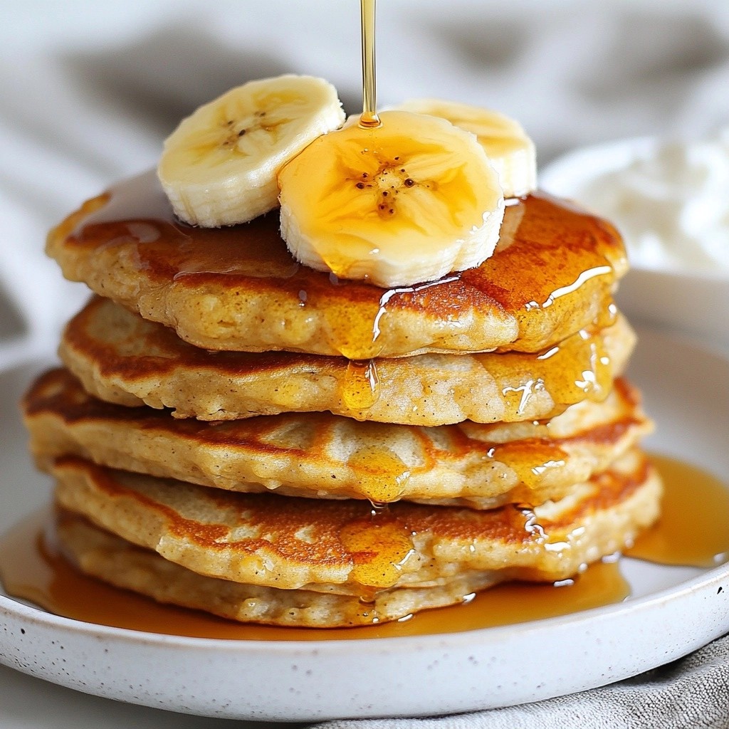 Fluffy High-Protein Oatmeal Protein Pancakes Recipe