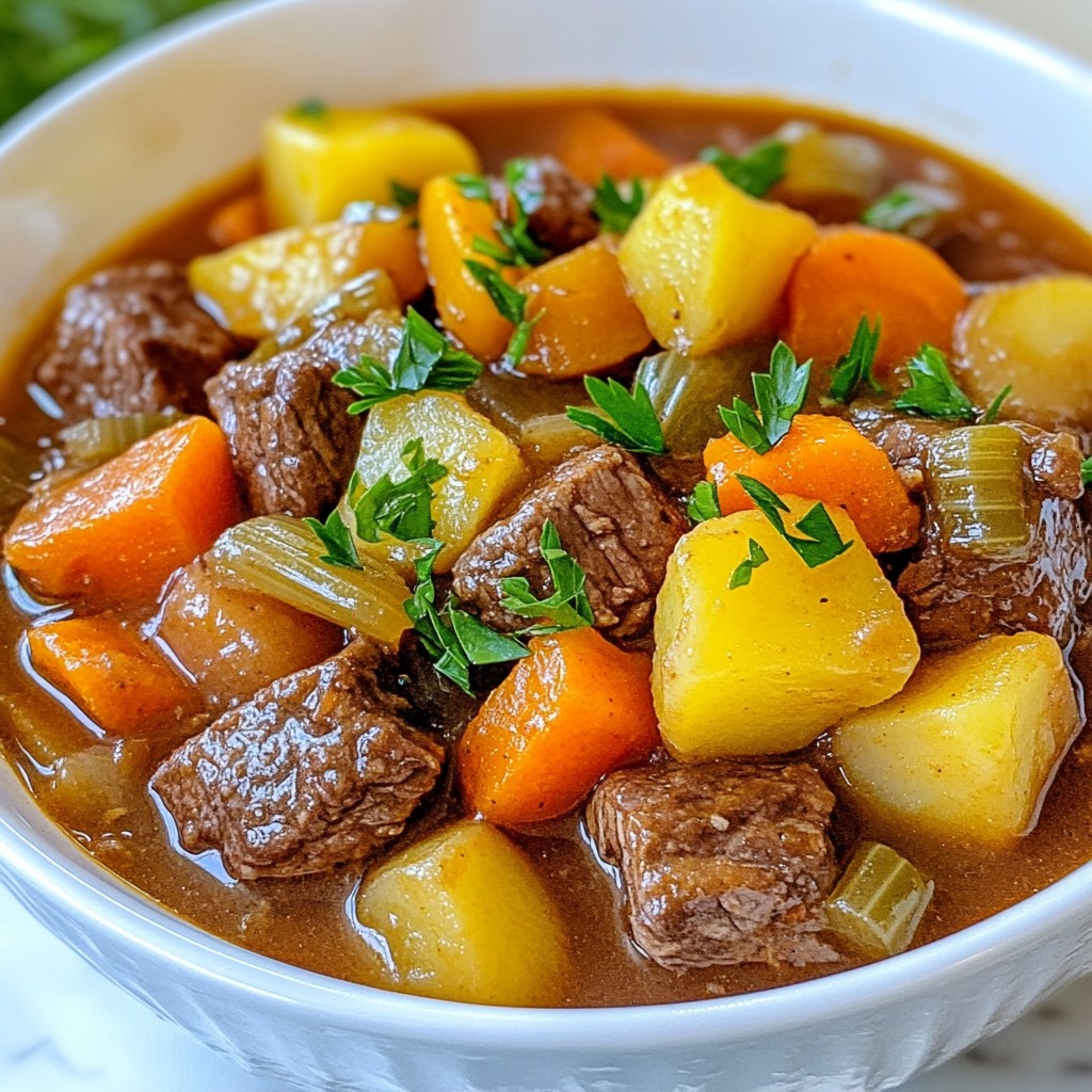 Savory Instant Pot Beef Stew Simple and Comforting Meal