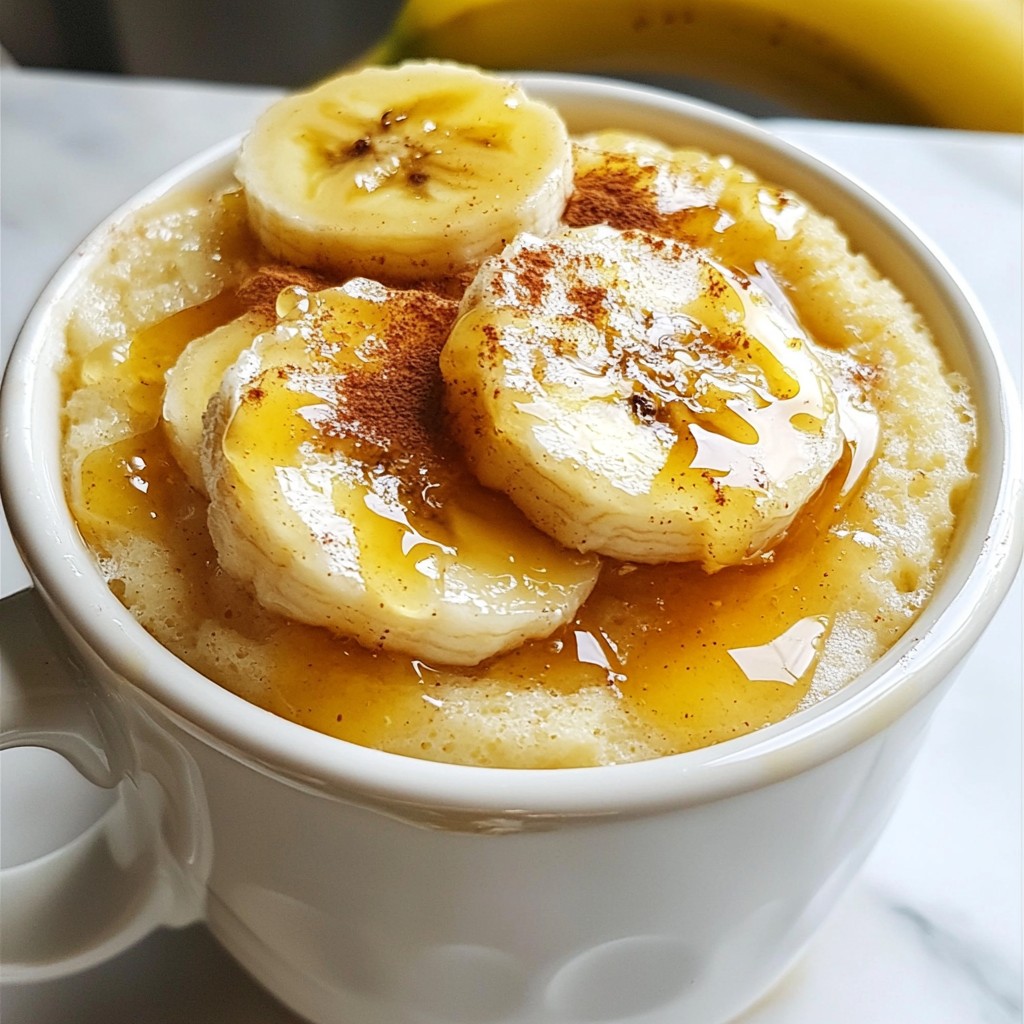 Irresistible Banana Bread Mug Cake Quick and Easy Treat