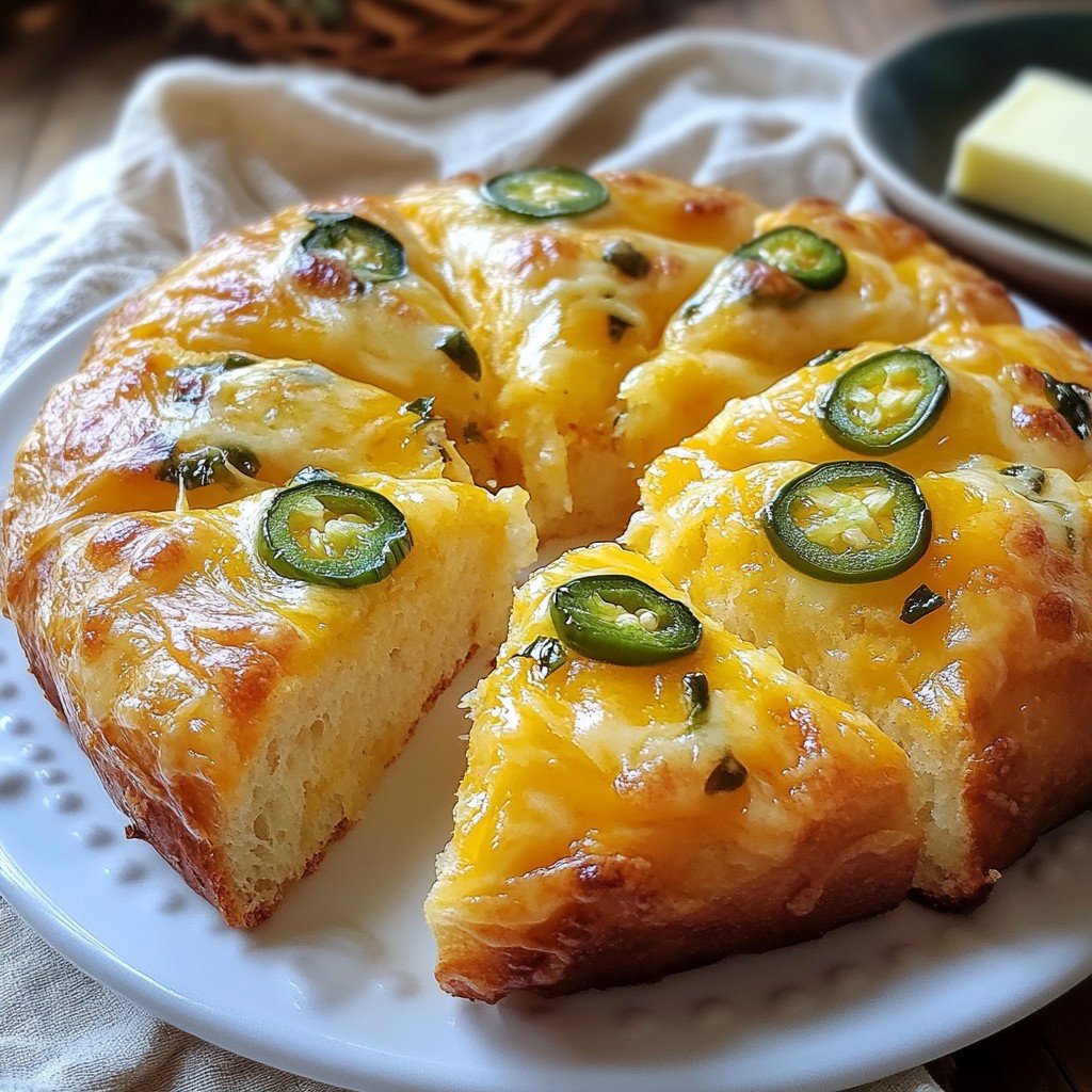 No-Knead Jalapeño Cheddar Bread Flavorful Bake Today