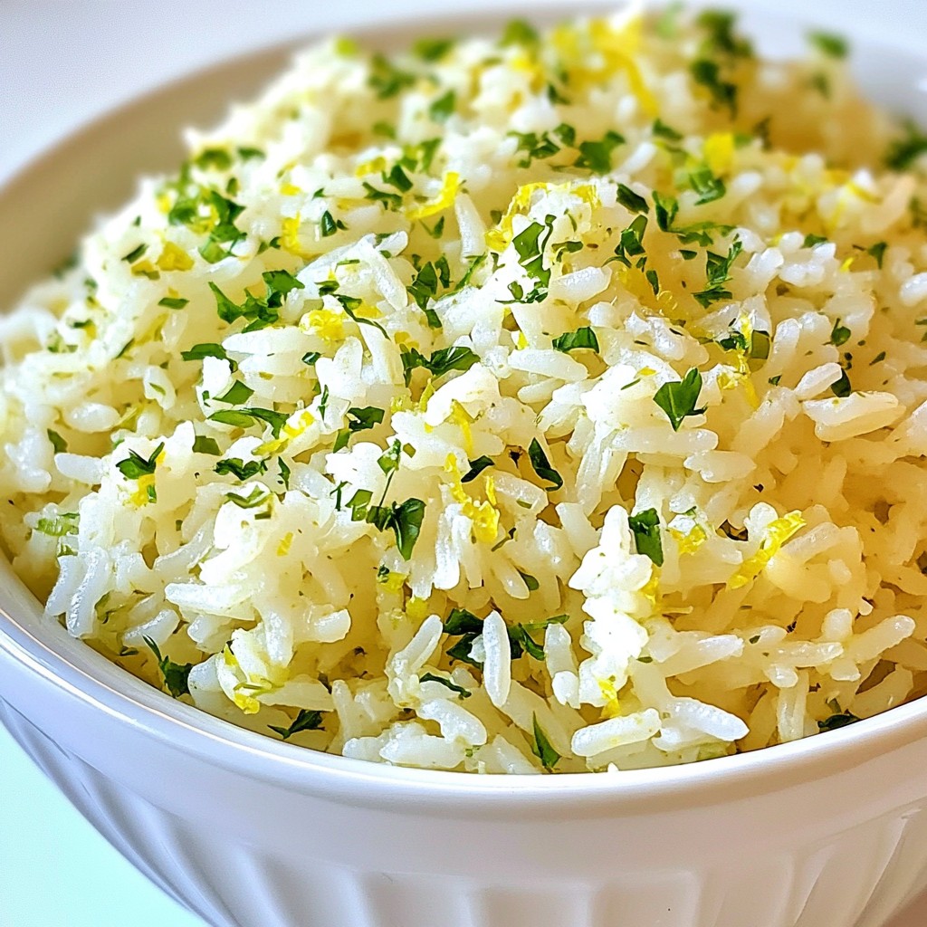 Zesty Cilantro Lime Rice Quick and Flavorful Dish
