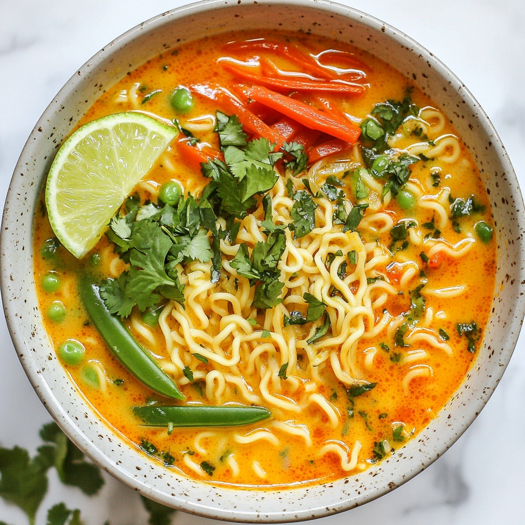 Thai Coconut Curry Ramen Flavorful and Easy Recipe