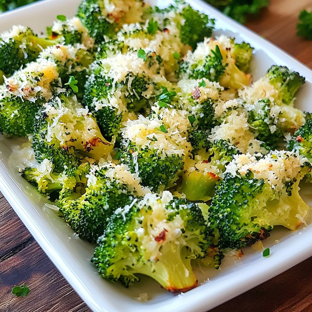 Garlic Parmesan Roasted Broccoli Tasty and Nutritious