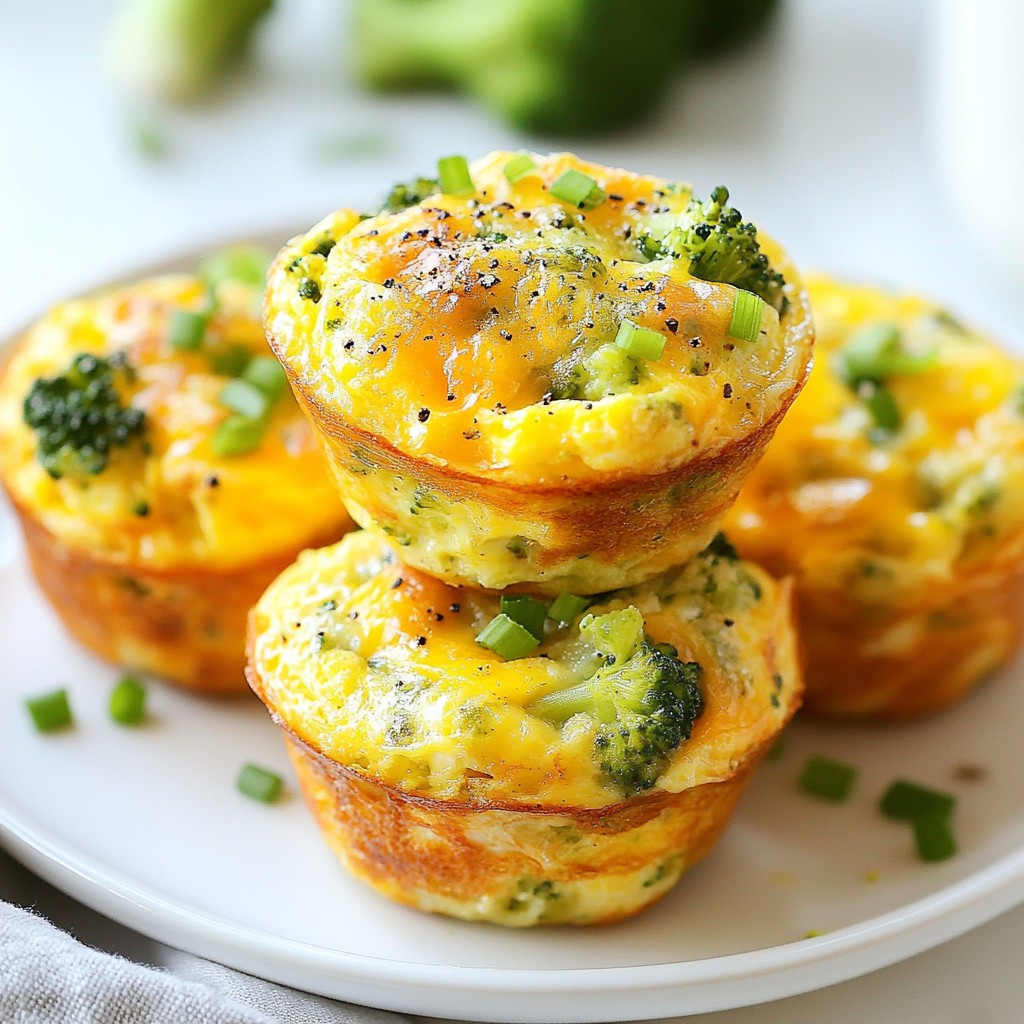 Cheesy Protein-Packed Broccoli and Egg Muffins Delight