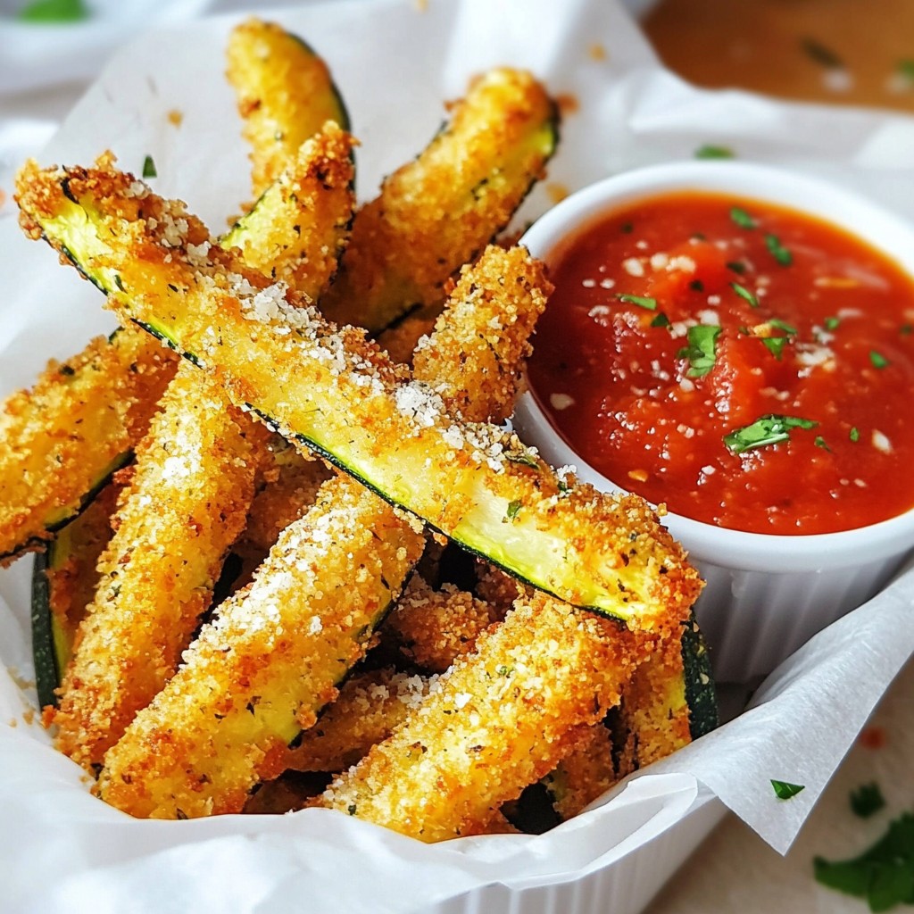 Crispy Air Fryer Zucchini Fries Simple and Tasty Snack