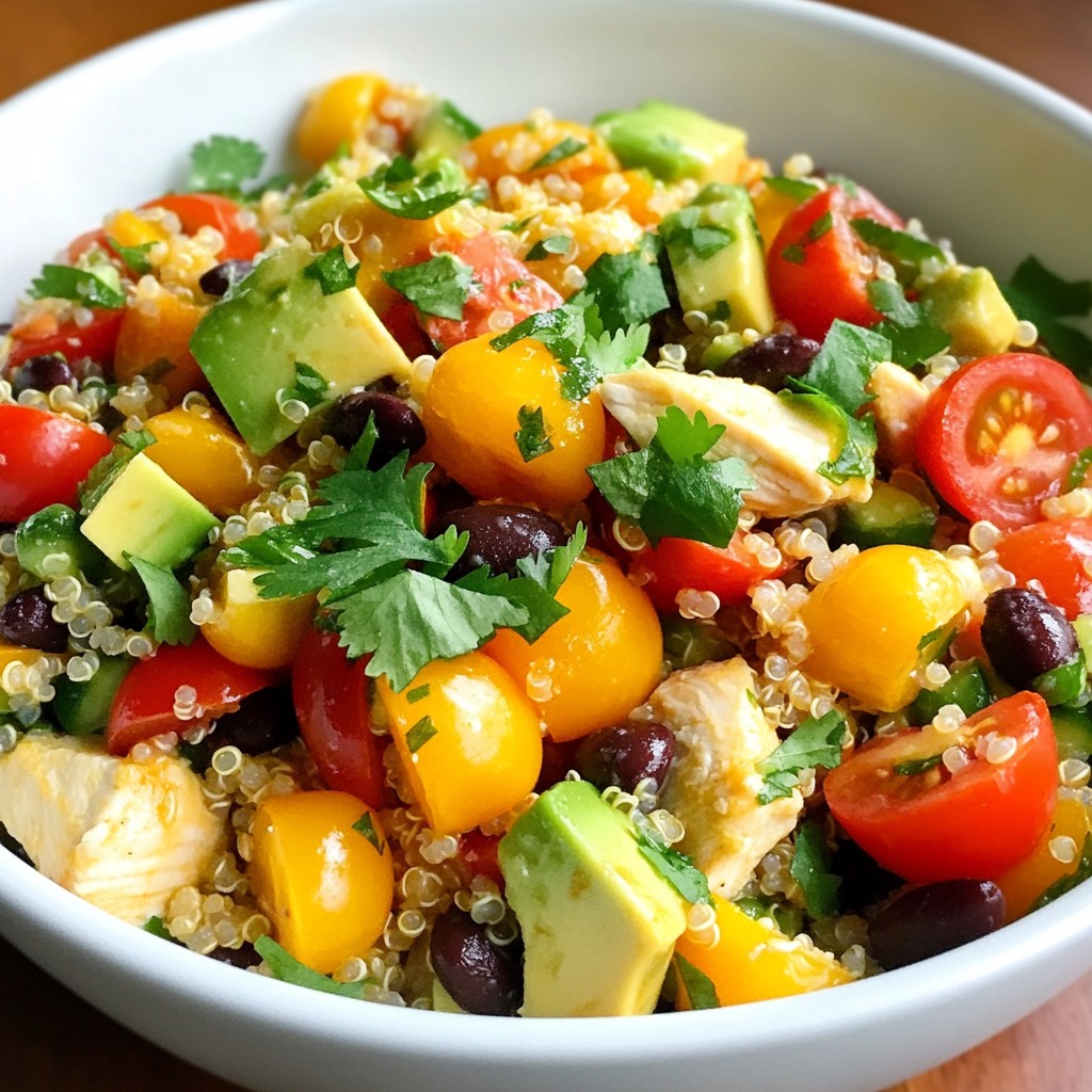 Replenishing Protein-Packed Quinoa and Chicken Salad