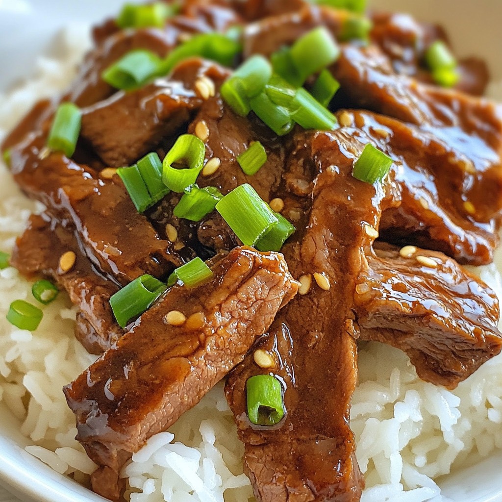 Savory Slow Cooker Mongolian Beef Recipe Made Easy
