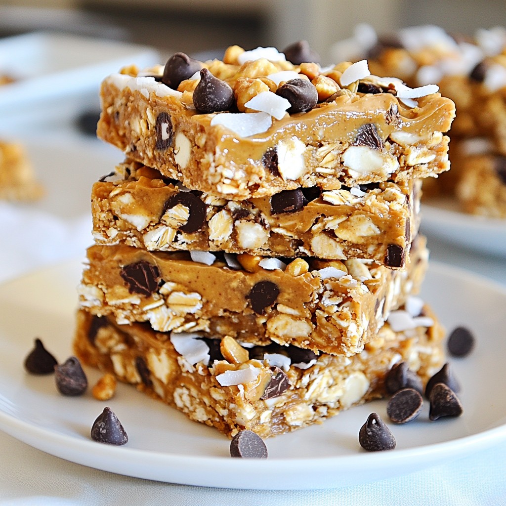 No-Bake Peanut Butter Oat Bars Easy and Tasty Snack