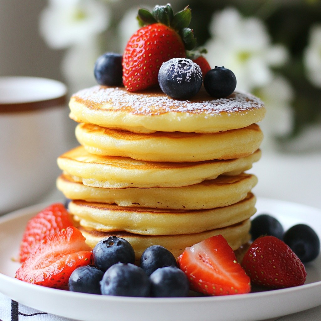 Fluffy Japanese Pancakes Light and Tasty Delight
