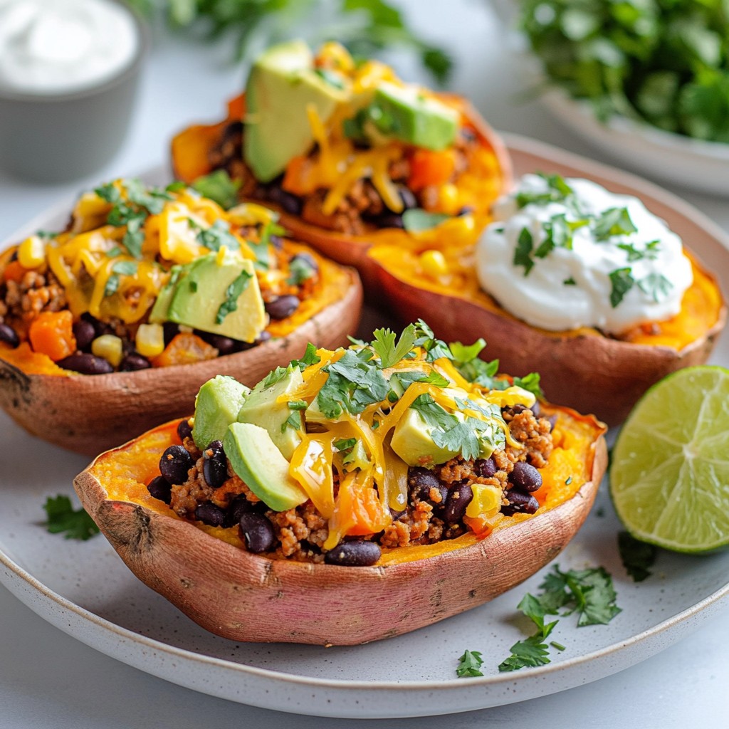 Taco Stuffed Sweet Potatoes Flavorful and Easy Meal