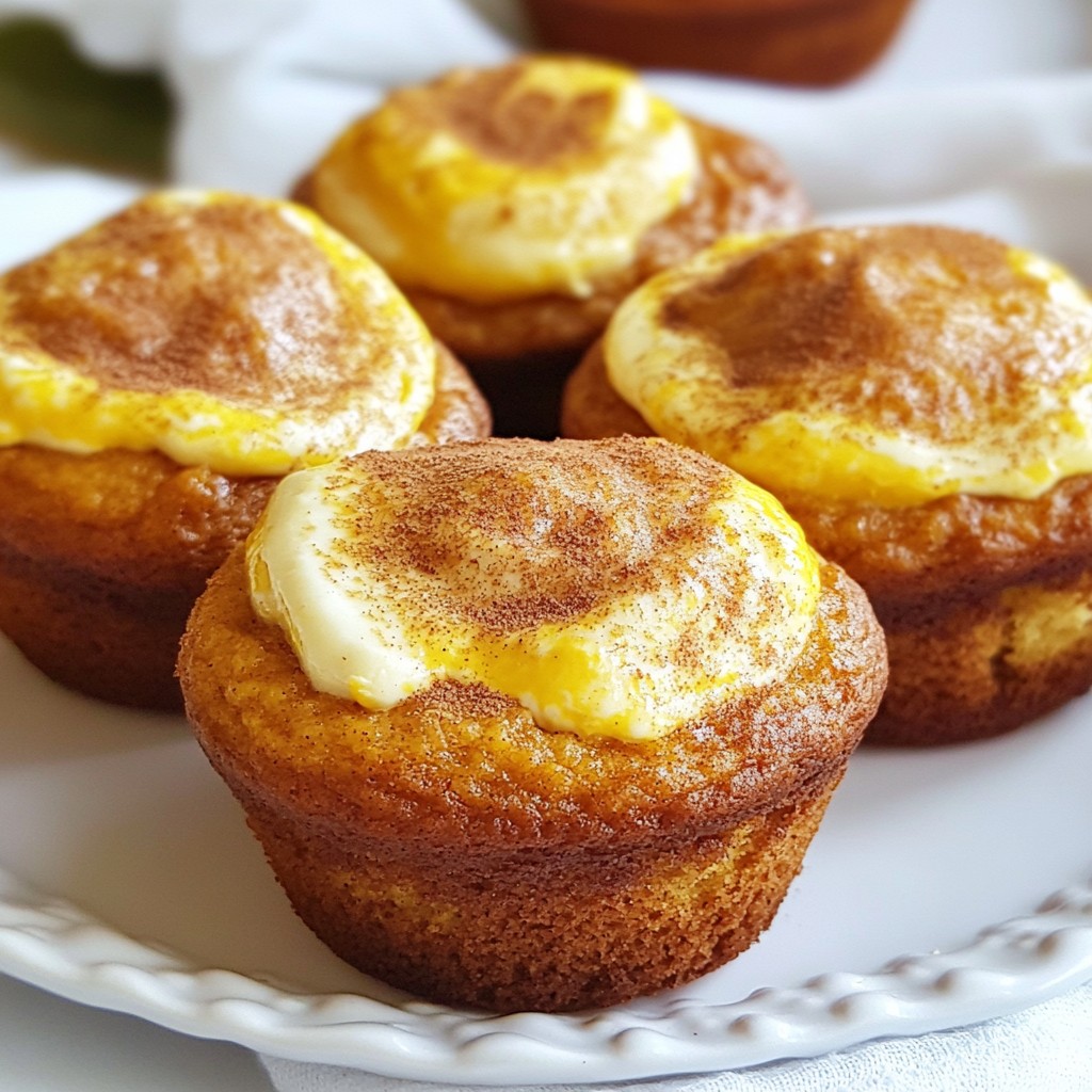 Pumpkin Spice Cream Cheese Muffins Soft and Delicious