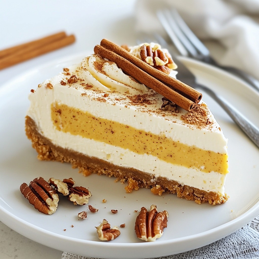 Pumpkin Spice No-Bake Cheesecake Delight Recipe