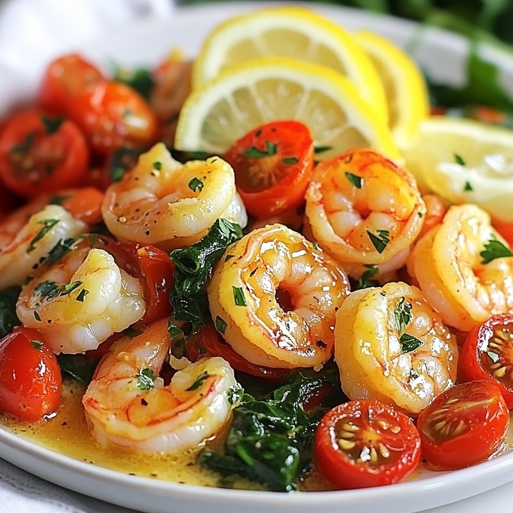 Lemon Garlic Butter Shrimp Skillet Quick and Tasty Meal