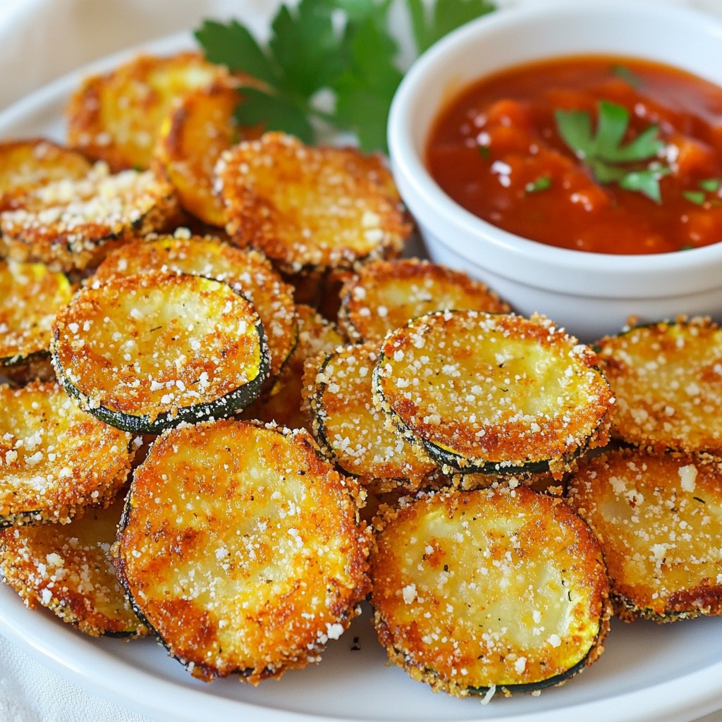 Crispy Parmesan Zucchini Chips Simple and Tasty Snack