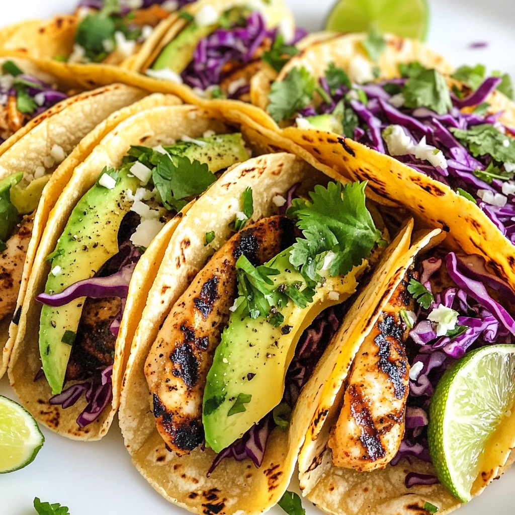 Coconut Lime Chicken Tacos Flavorful and Fresh Meal