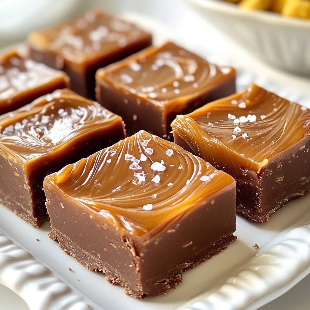 Ingredient Salted Caramel Fudge Delightful Treat