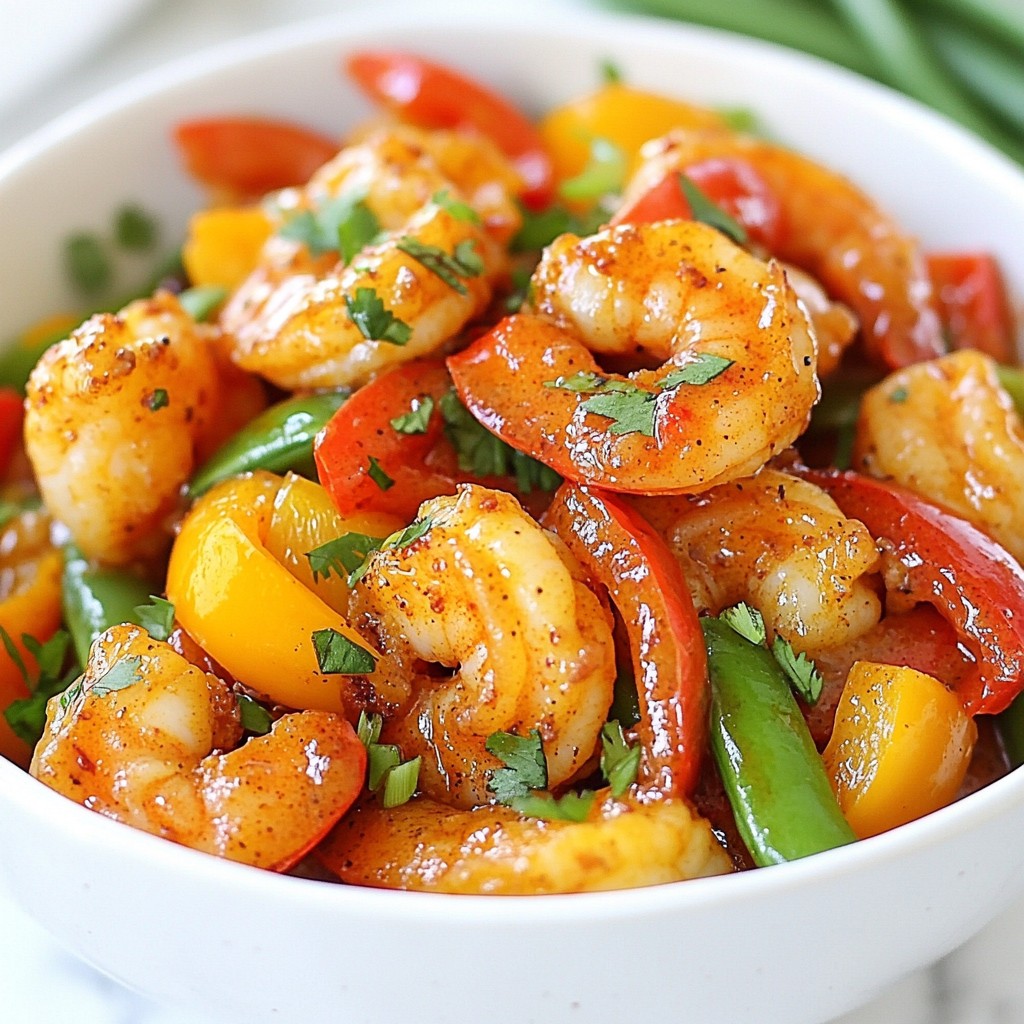 Spicy High-Protein Cajun Shrimp Stir Fry Recipe