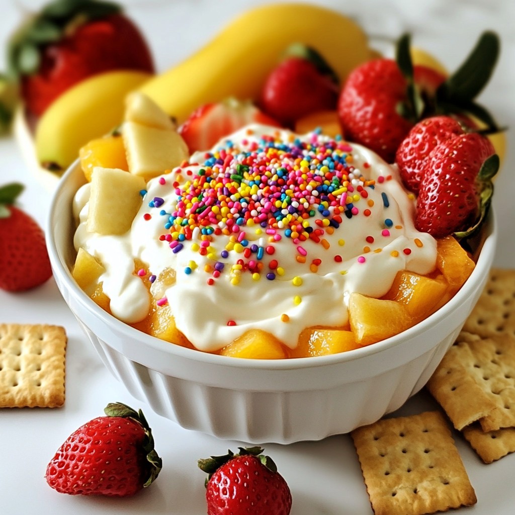 Funfetti Cake Batter Dip Flavorful and Sweet Delight