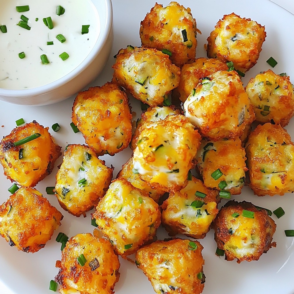 Cottage Cheese Tots Crispy and Delicious Snack Idea