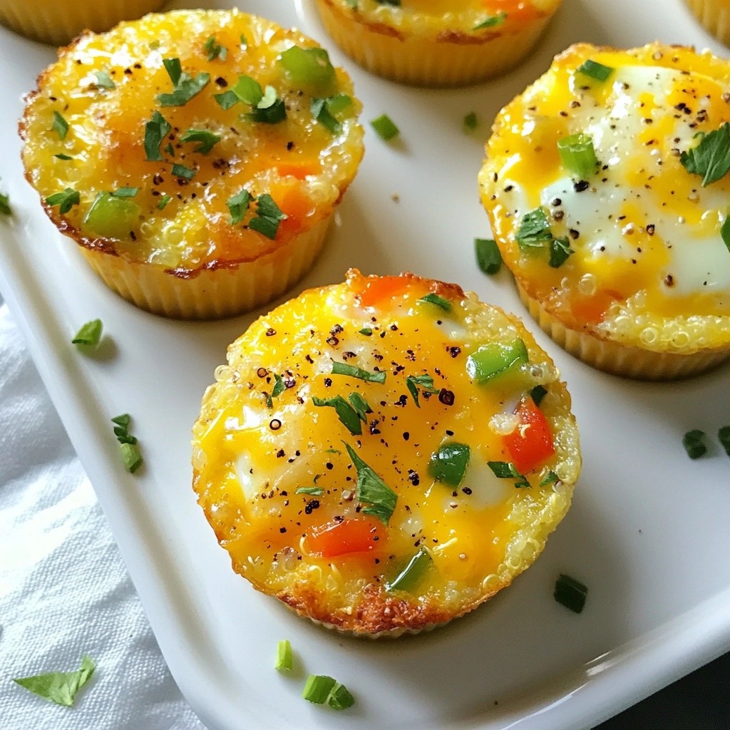 Savory High-Protein Quinoa Egg Breakfast Cups Recipe