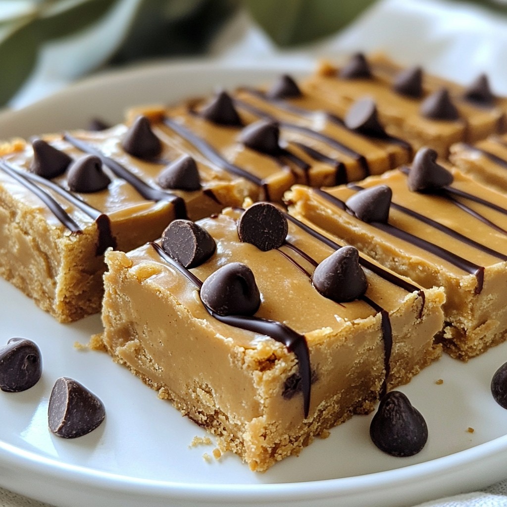 No-Bake Peanut Butter Bars Simple and Delicious Treat
