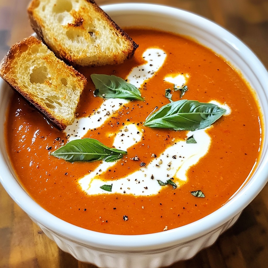 Instant Pot Creamy Tomato Basil Soup Delightful Flavor