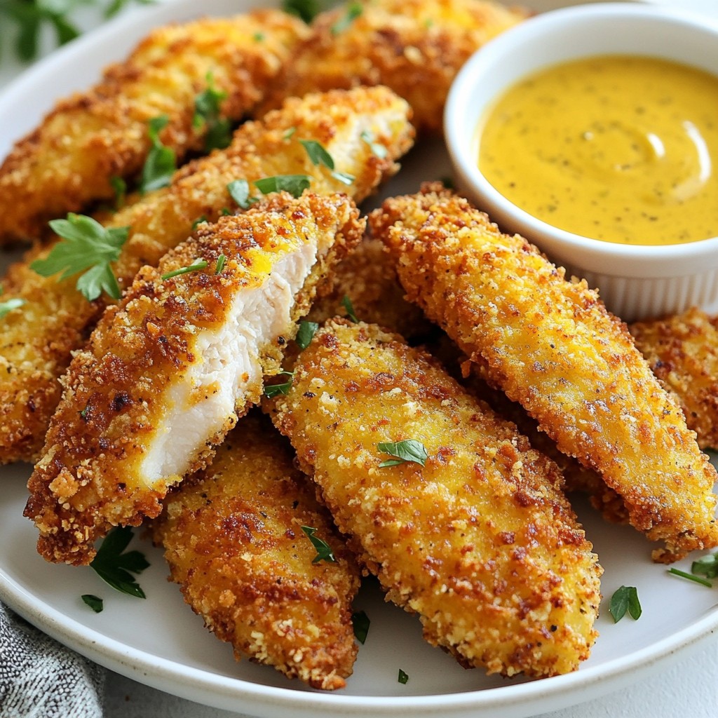 Air Fryer Crispy Chicken Tenders Flavorful and Easy Dish