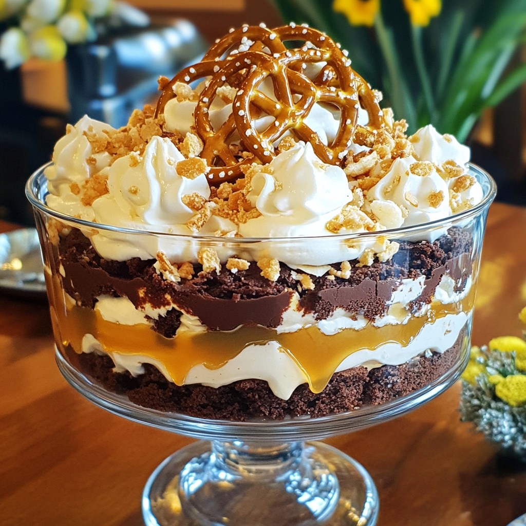 Salted Caramel Brownie Trifle Rich and Decadent Treat