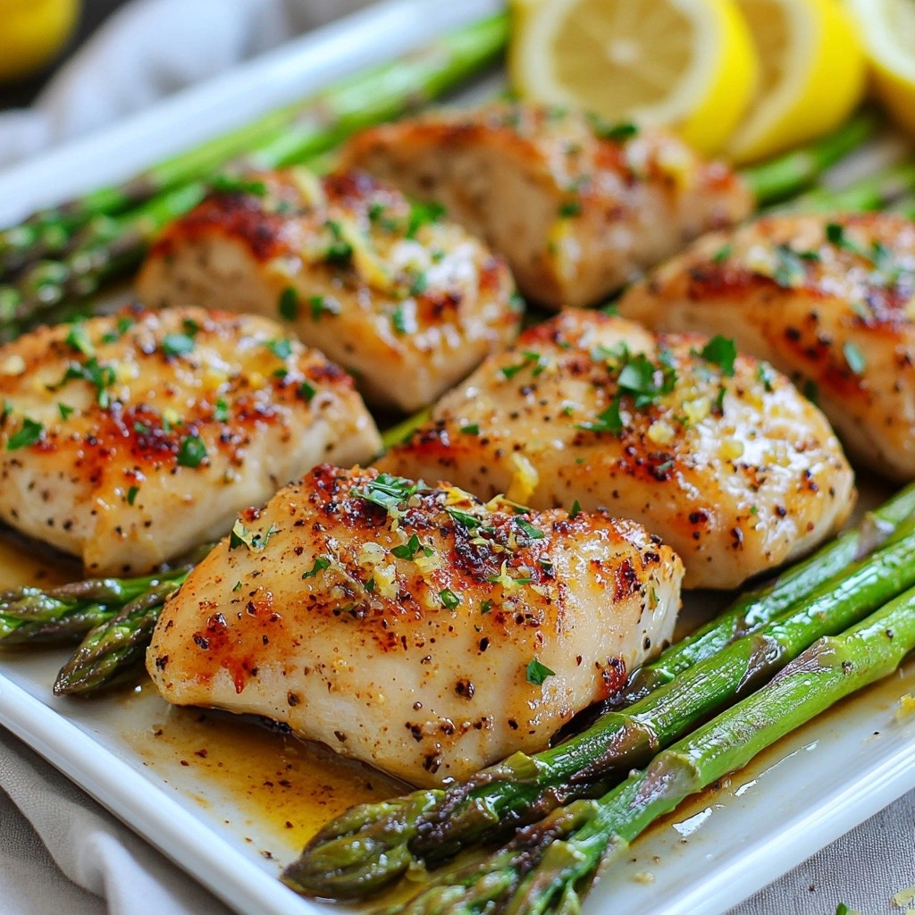 Easy High-Protein Chicken and Asparagus Sheet Pan Meal