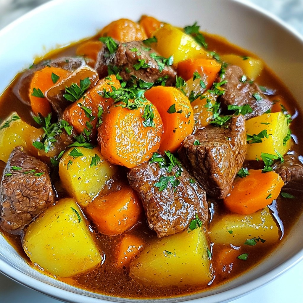 Instant Pot Beef Stew Hearty and Simple Recipe
