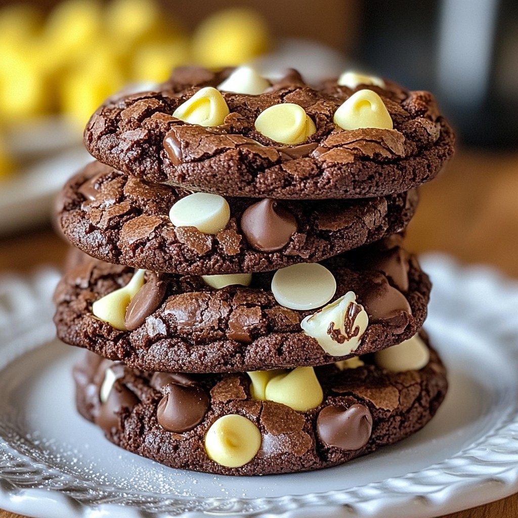 Triple Chocolate Brownie Cookies Irresistible Delight