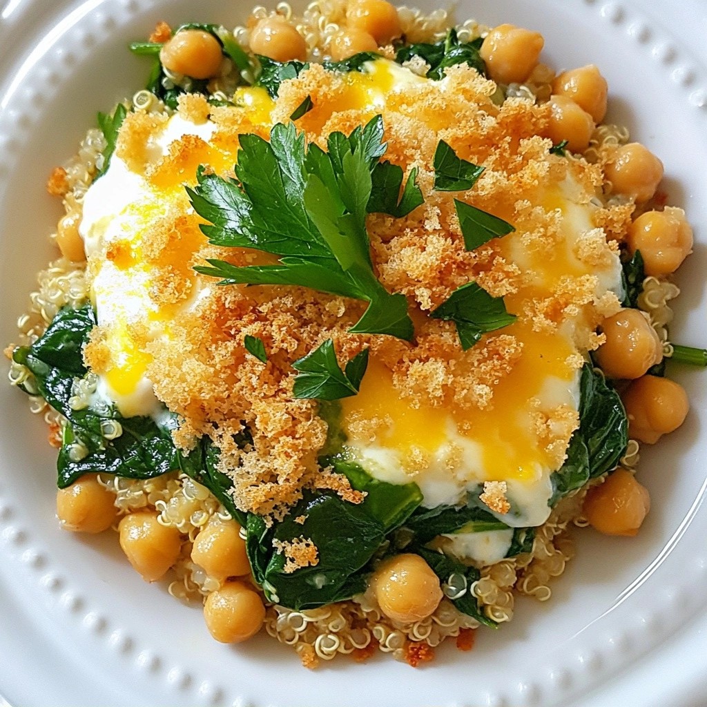 Hearty High-Protein Quinoa and Spinach Casserole Delight