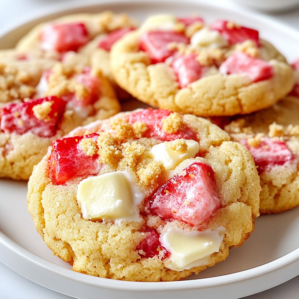Strawberry Cheesecake Cookies Irresistible Sweet Treat