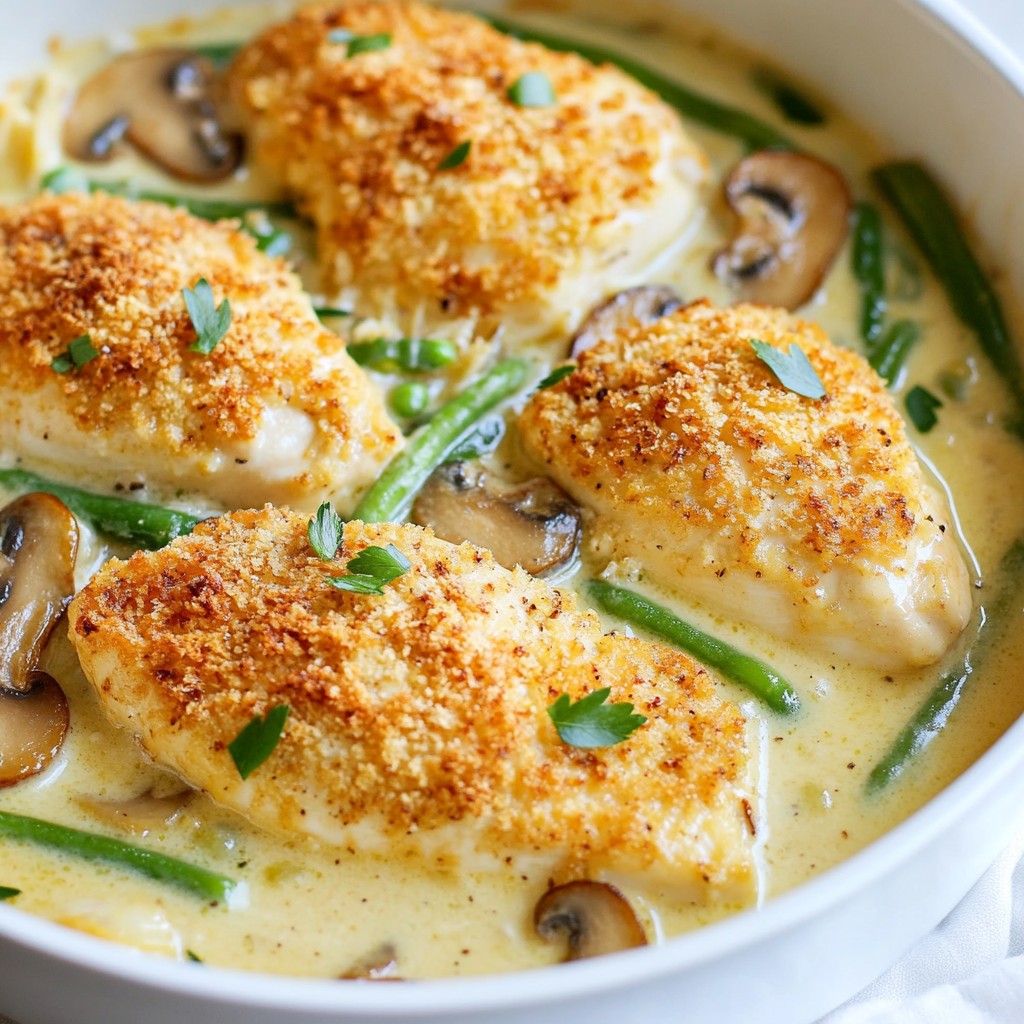 Creamy French Chicken Casserole Delightful and Simple
