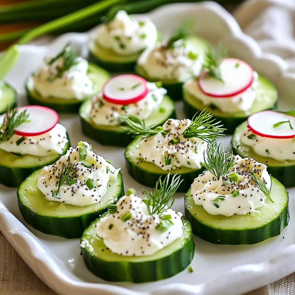 Everything Bagel Cucumber Bites Tasty and Refreshing Snack