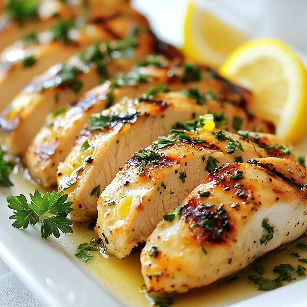 Garlic Herb High-Protein Grilled Chicken Breasts Delight