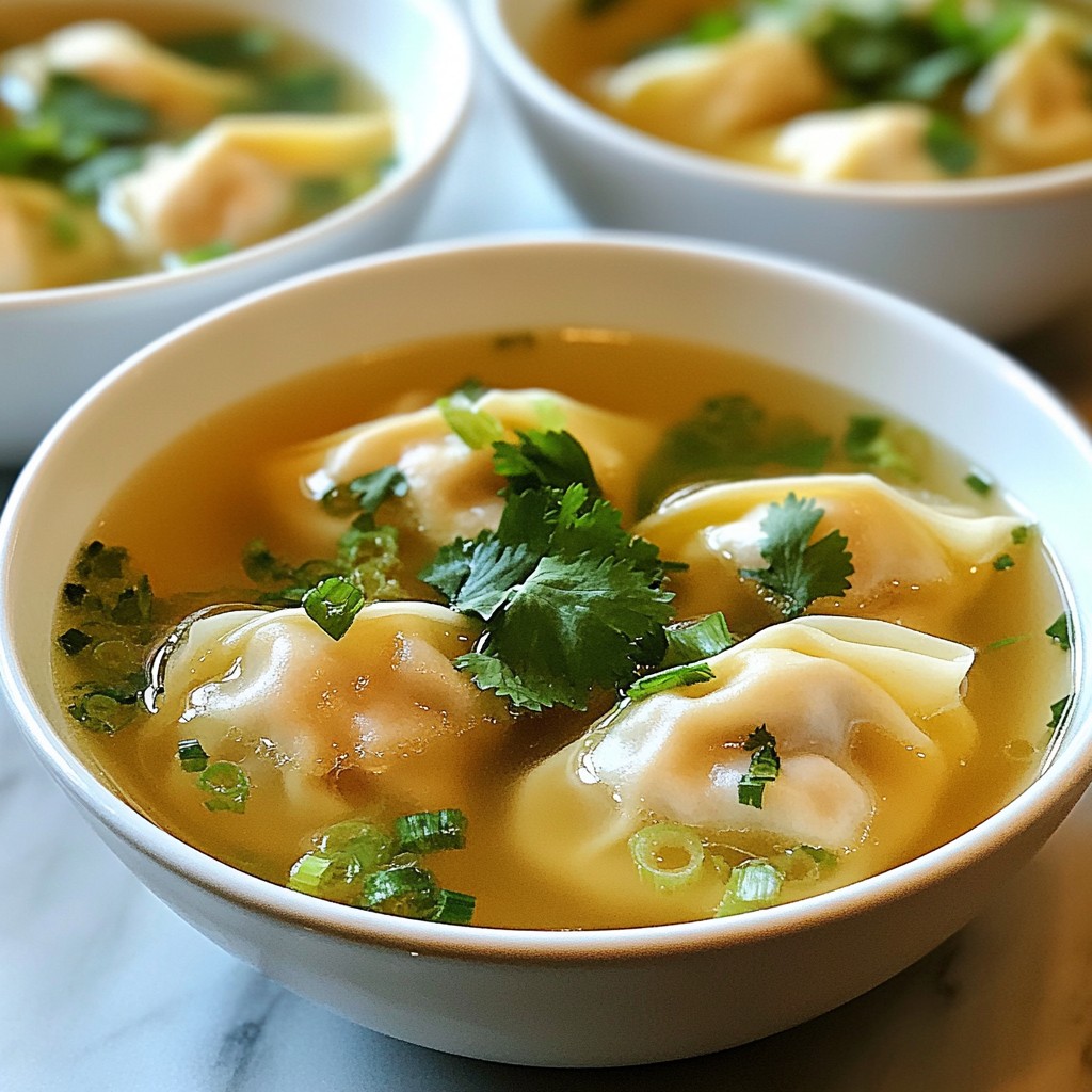 Minute Wonton Soup Quick and Flavorful Recipe